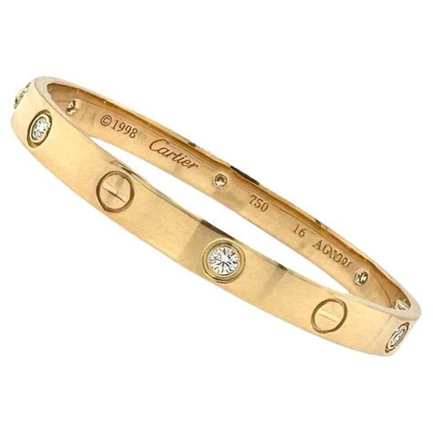 cartier 750 16 ip 6688|cartier love bracelet look real.